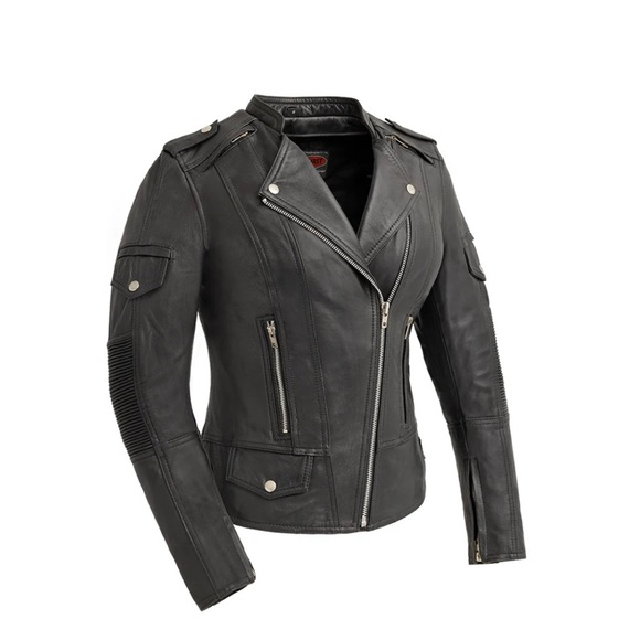 First Mfg Co. Tantrum leather jacket - Picture 3 of 5